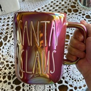 Santa Clause iridescent mug from Rae Dunn.